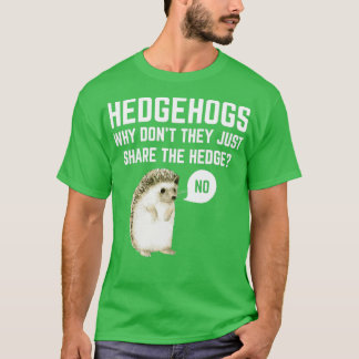 Hedgehogs varför de bara  hedgefonden t shirt