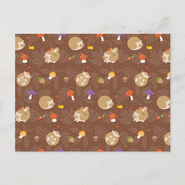 Hedgehogs Vykort (Framsida)