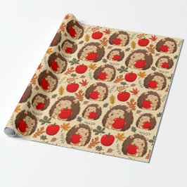 Hedgehogs Wrapping Papper Presentpapper