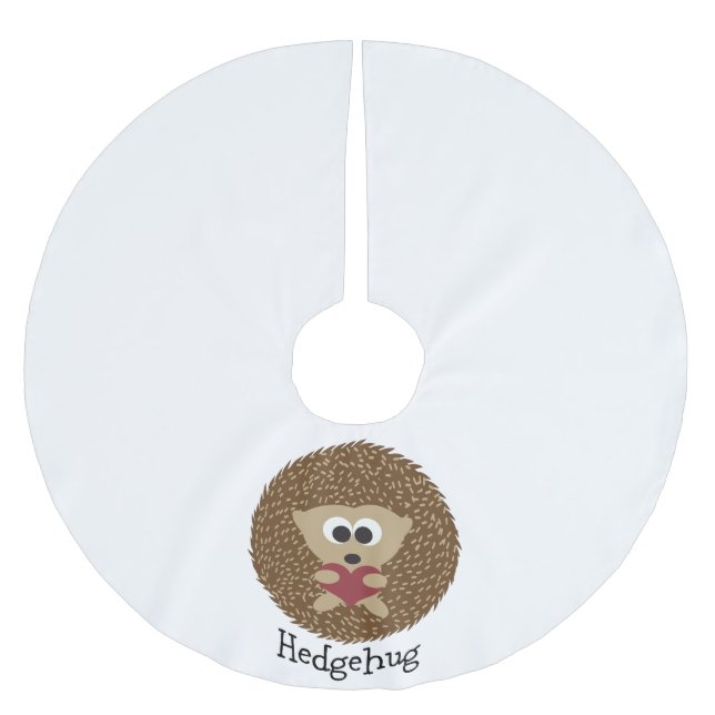 Hedgehug Hedgehog Julgransmatta Borstad Polyester (Framsidan)