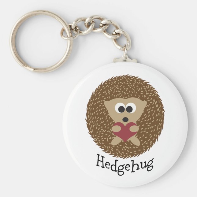 Hedgehug Hedgehog Nyckelring (Framsidan)