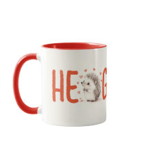 Hedgehugs! Cute Hedgehog Coffee Mugg, Tea