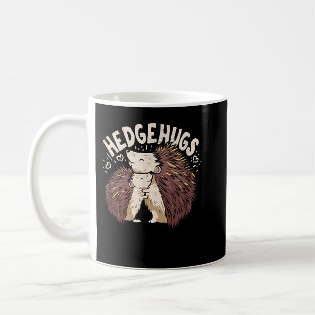 Hedgehugs Gift For A hedgehog Lover  Kaffemugg (Vänster)