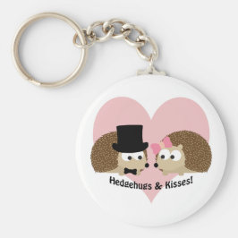 Hedgehugs och Kisses Hedgehog Couple Nyckelring