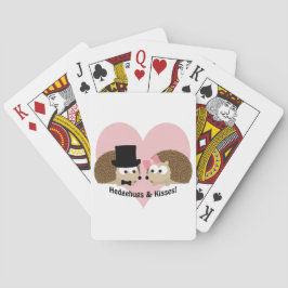 Hedgehugs och Kisses Hedgehog Couple Spelkort