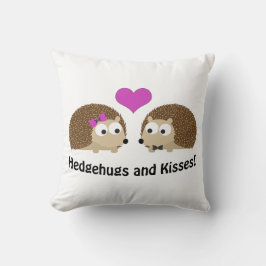 Hedgehugs och Kisses Hedgehog Kärlek Kudde