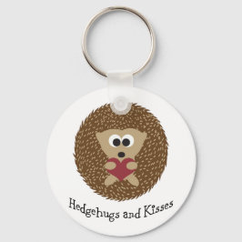 Hedgehugs och Kisses Hedgehog Nyckelring