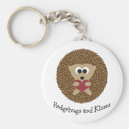 Hedgehugs och Kisses Hedgehog Nyckelring