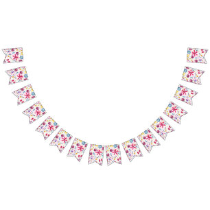 Hedgerow Flowers Watercolor Vimplar