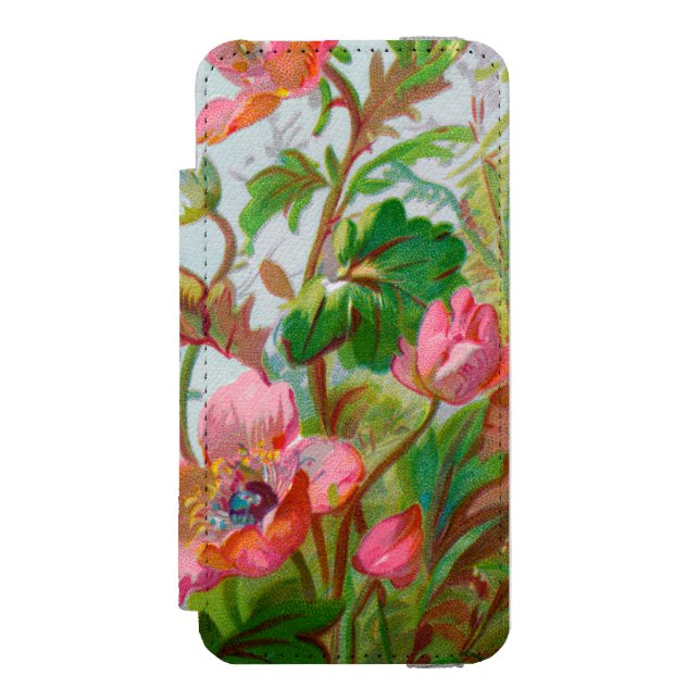 Hedgerow Garden iPhone Wallet Case Incipio iPhone Wallet Skal (Folio Framsidan)