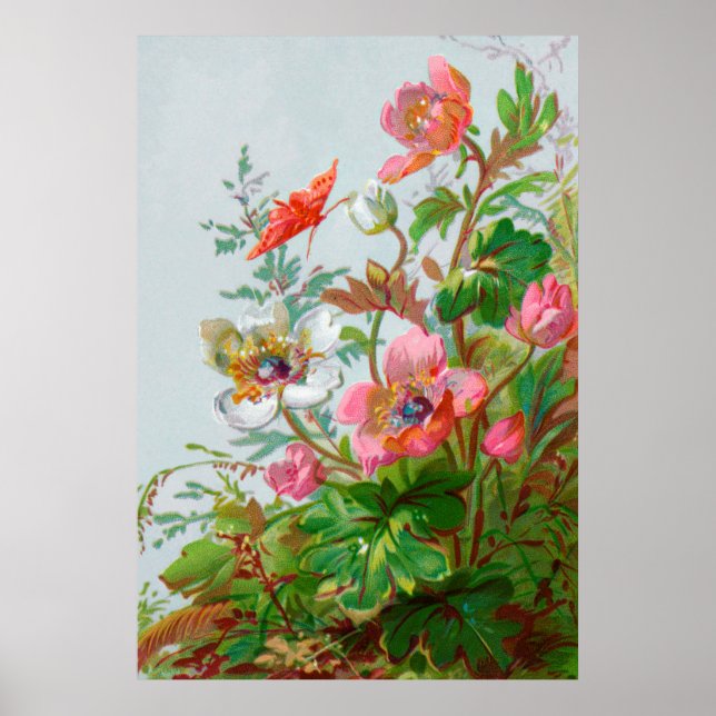 Hedgerow Garden Medium Poster (Framsidan)