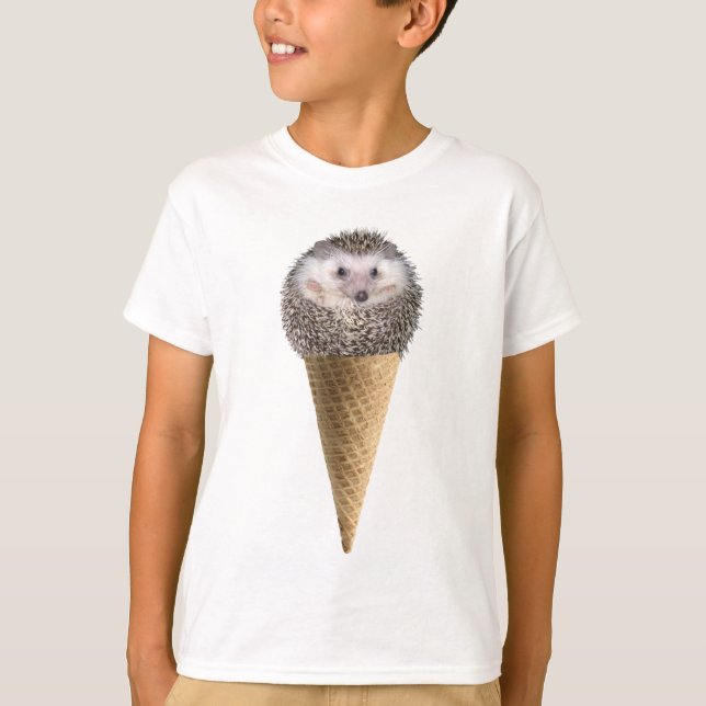 Hedgie kammar hem t shirt (Framsida)