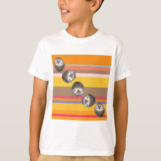 Hedgie sluttande rulle tee shirt
