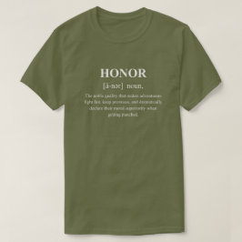 Hedlig Rollig Karaktärsdefinition Med Vit Text T Shirt