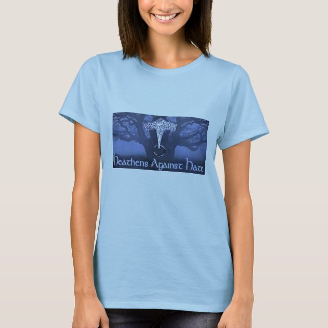 Hedningar mot hat tee shirt (Framsida)