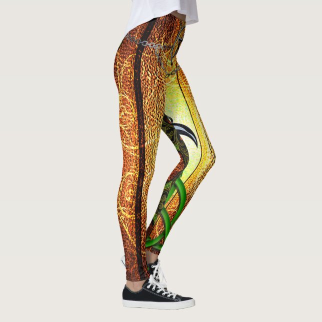Hednisk bok Mörk magi Spells Wicca & Häxkonst 1 Leggings (Höger)