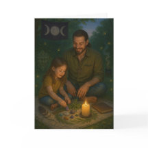 Hedniskt fadersdagsfirande välsignelse