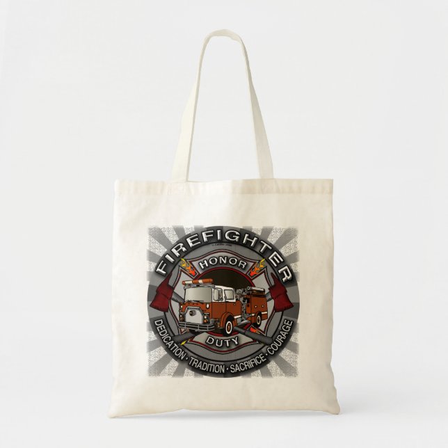 Hedra brandman totebag tygkasse (Framsidan)