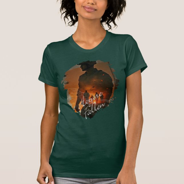 Hedra de Fallna – Kom ihåg deras uppoffring T Shirt (Framsida)