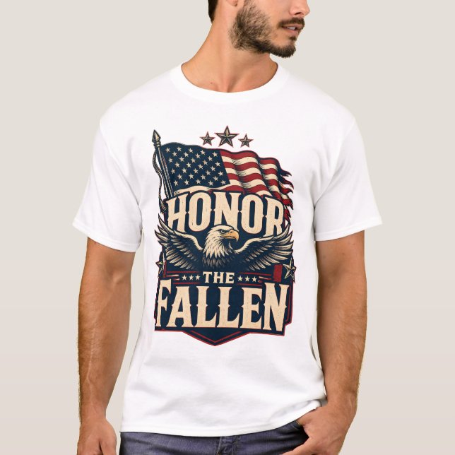 Hedra de Fallna minnesdagen T Shirt (Framsida)
