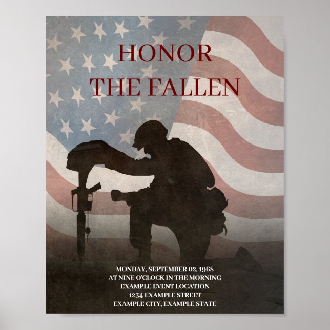 Hedra De Fallna Poster (Framsidan)