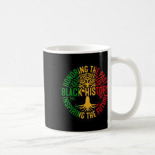Hedra Det Förflutna Inspirera Framtiden Svarta His Kaffemugg