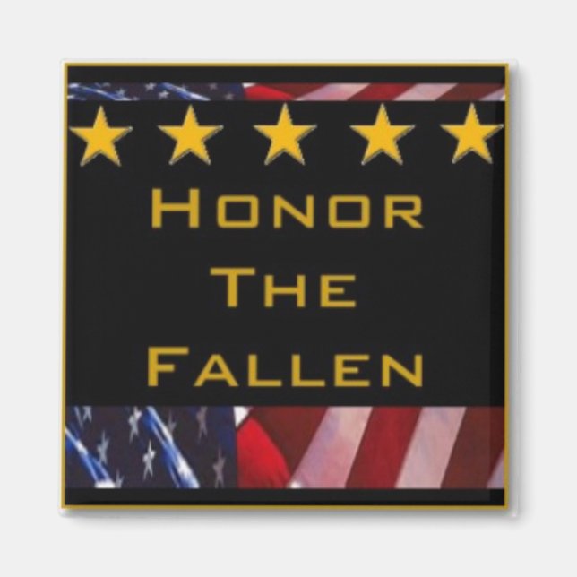 Hedra Fallens militära hyllning Magnet (Framsidan)