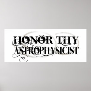 Hedra Thy astrofysiker Poster