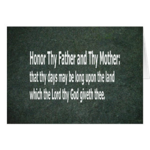 Hedra Thy far och Thy mor Hälsningskort