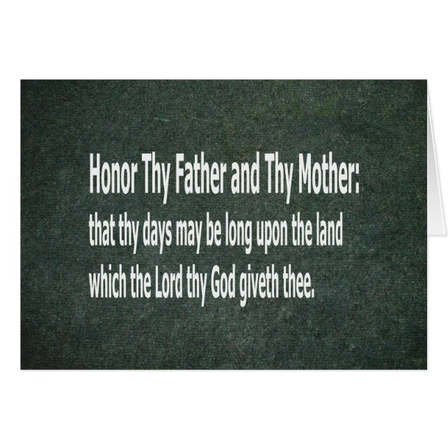 Hedra Thy far och Thy mor Hälsningskort (Framsidan Horizontal)