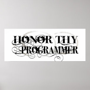 Hedra Thy programmerare Poster