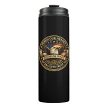 Hedra Våra Hjältar Militär Mynt Patriotisk Flask