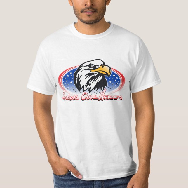Hedra våra hjältar tee (Framsida)