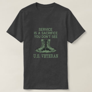 Hedra Våra Veteraner T-Shirt – Tjänstgöring Är Ett