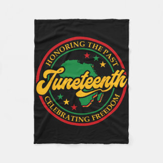 Hedrar Det Förflutna Firar Frihet Junteenth 18 Fleecefilt