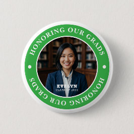 Hedrar Våra EXAMINERADE 20XX | Examenfoto Knapp