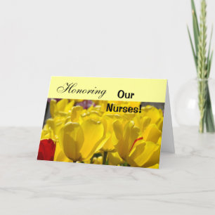 Hedrar våra sjuksköterskor! Kort Glad sjukskötersk