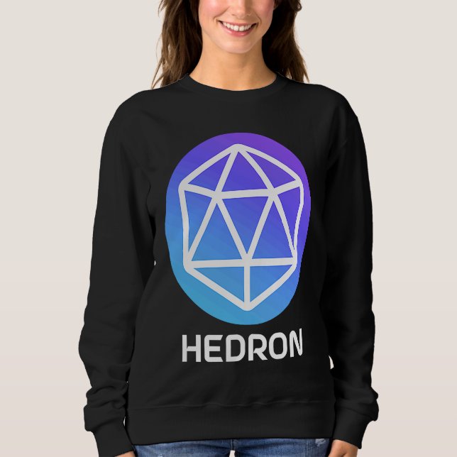 Hedron och HEX Crypto på PulseChain NFT-handel &  T Shirt (Framsida)