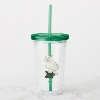 Hedwig med brev fantasifull teckning take away mugg