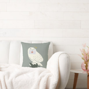 Hedwig Med Brev Nyckfull Teckning Kudde