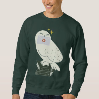 Hedwig Med Brev Nyckfull Teckning Lång Ärmad Tröja