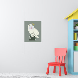 Hedwig Med Brev Nyckfull Teckning Poster