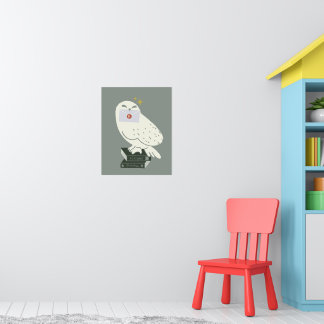 Hedwig Med Brev Nyckfull Teckning Poster