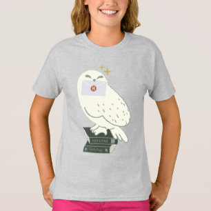Hedwig Med Brev Nyckfull Teckning T Shirt