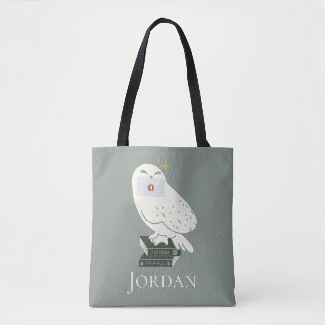 Hedwig med brev Whimsical Teckning Tygkasse (Framsida)