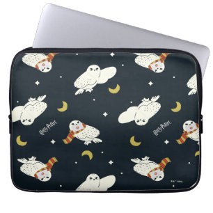 Hedwig Natt Månljus Mönster Laptop Fodral