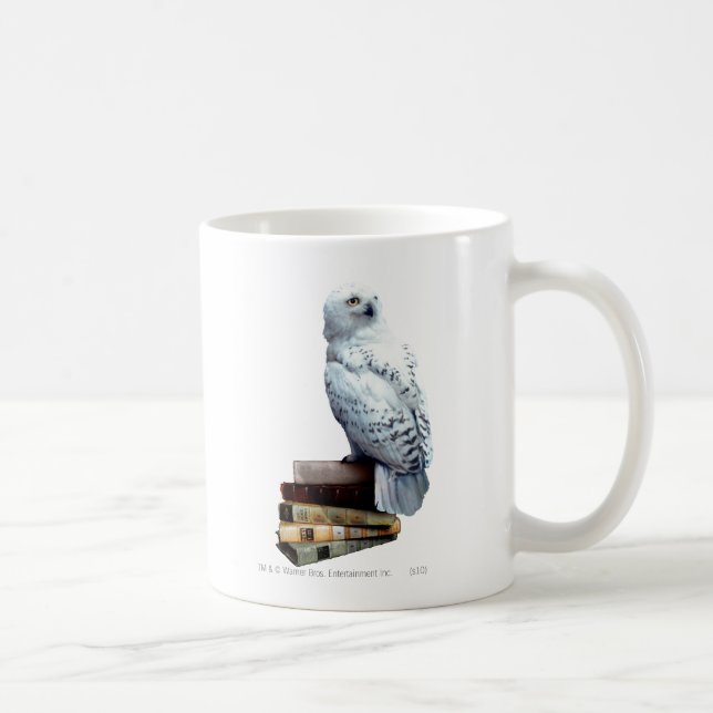 Hedwig på böcker kaffemugg (Höger)