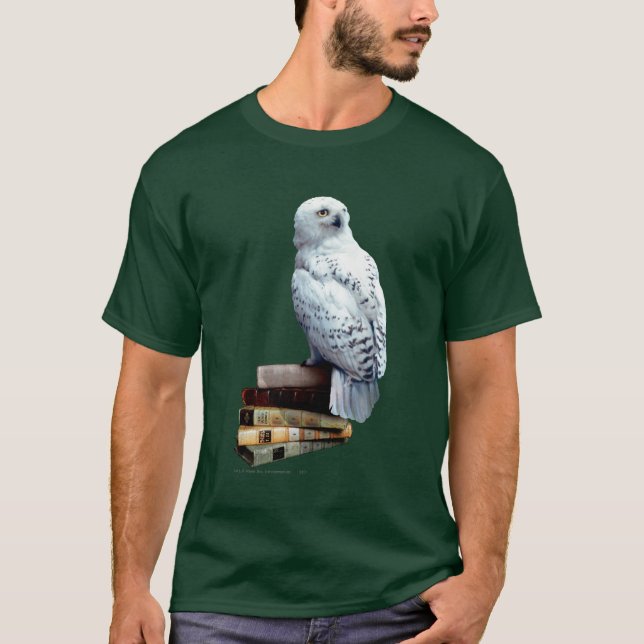 Hedwig på bokar t-shirt (Framsida)