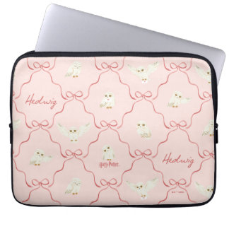 Hedwig Rosa Band Mönster Laptop Fodral