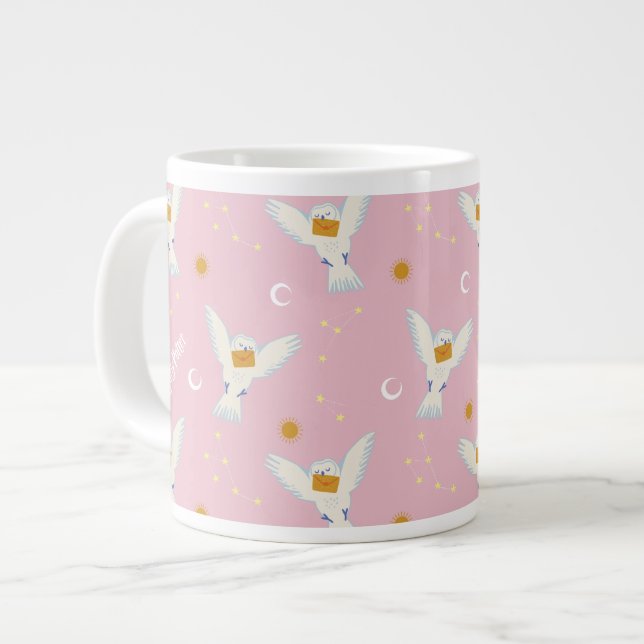 Hedwig Rosa Solstice Mönster Jumbo Mugg (Framsida vänster)
